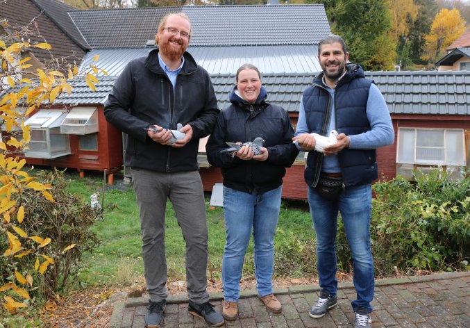 Florian & Anke Pitz (L) and Mustafa Scherre (Team Scherre/Pitz)