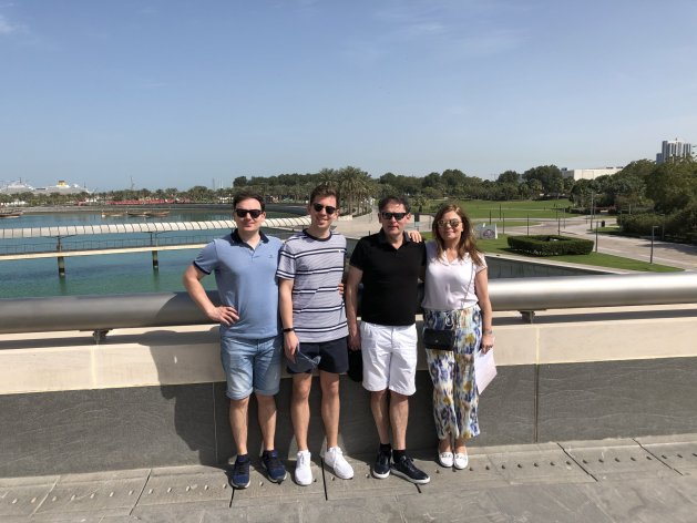 La famille Thoné à Qatar (2020)