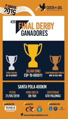'Koku' is father 2nd Derby Costa del Sol (2019), FINAL 400km